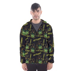 Pattern Halloween Witch Got Candy? Icreate Hooded Wind Breaker (men)