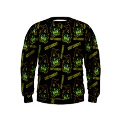 Pattern Halloween Witch Got Candy? Icreate Kids  Sweatshirt by iCreate