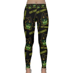 Pattern Halloween Witch Got Candy? Icreate Classic Yoga Leggings by iCreate