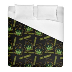 Pattern Halloween Witch Got Candy? Icreate Duvet Cover (full/ Double Size)