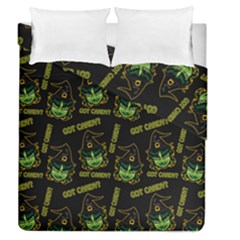 Pattern Halloween Witch Got Candy? Icreate Duvet Cover Double Side (queen Size)