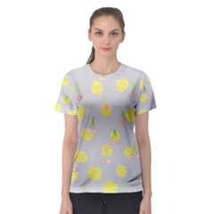 Cute Fruit Cerry Yellow Green Pink Women s Sport Mesh Tee