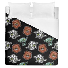 Pattern Halloween Werewolf Mummy Vampire Icreate Duvet Cover (queen Size) by iCreate