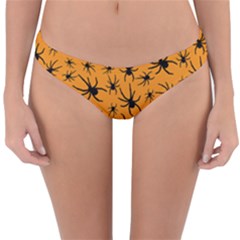 Pattern Halloween Black Spider Icreate Reversible Hipster Bikini Bottoms