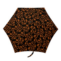 Pattern Halloween Jackolantern Mini Folding Umbrellas by iCreate