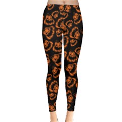Pattern Halloween Jackolantern Leggings  by iCreate