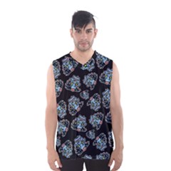 Pattern Halloween Zombies Brains Men s Basketball Tank Top by iCreate