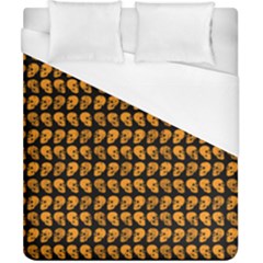 Halloween Color Skull Heads Duvet Cover (california King Size) by iCreate