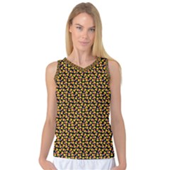 Pattern Halloween Candy Corn   Women s Basketball Tank Top by iCreate