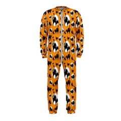 Pattern Halloween Black Cat Hissing Onepiece Jumpsuit (kids) by iCreate