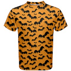 Pattern Halloween Bats  Icreate Men s Cotton Tee