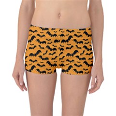 Pattern Halloween Bats  Icreate Reversible Boyleg Bikini Bottoms