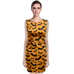 Pattern Halloween Bats  Icreate Classic Sleeveless Midi Dress
