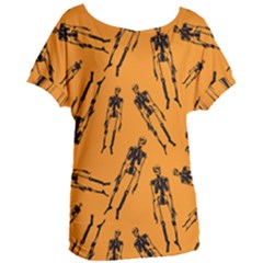 Halloween Skeletons  Women s Oversized Tee by iCreate