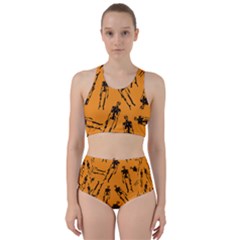 Halloween Skeletons  Racer Back Bikini Set by iCreate