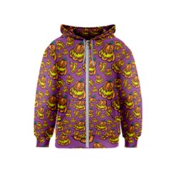 1pattern Halloween Colorfuljack Icreate Kids  Zipper Hoodie by iCreate