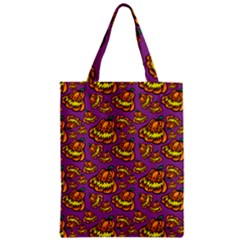 1pattern Halloween Colorfuljack Icreate Zipper Classic Tote Bag