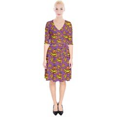 1pattern Halloween Colorfuljack Icreate Wrap Up Cocktail Dress