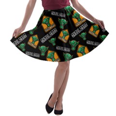 Halloween Ghoul Zone Icreate A-line Skater Skirt