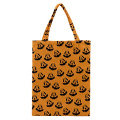 Halloween Jackolantern Pumpkins Icreate Classic Tote Bag by iCreate