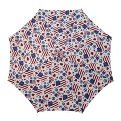 Peace Love America Icreate Golf Umbrellas by iCreate