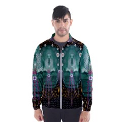 Temple Of Yoga In Light Peace And Human Namaste Style Wind Breaker (men) by pepitasart