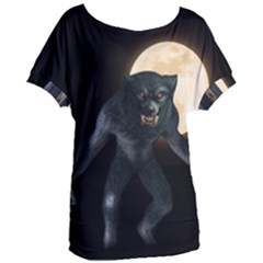 Werewolf Women s Oversized Tee