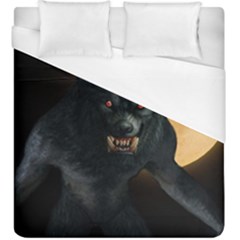 Werewolf Duvet Cover (king Size) by Valentinaart