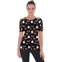 Halloween pattern Short Sleeve Top View1