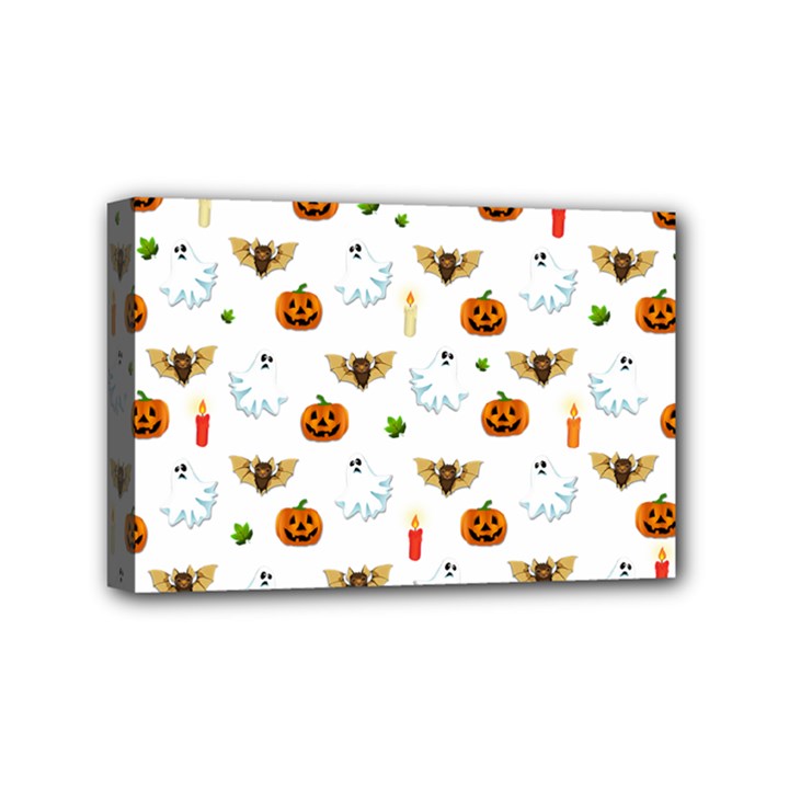 Halloween pattern Mini Canvas 6  x 4 