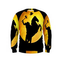 Headless Horseman Kids  Sweatshirt by Valentinaart