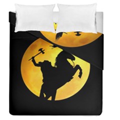 Headless Horseman Duvet Cover Double Side (queen Size) by Valentinaart