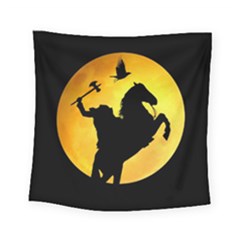 Headless Horseman Square Tapestry (small) by Valentinaart