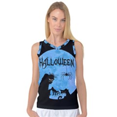 Halloween Women s Basketball Tank Top by Valentinaart