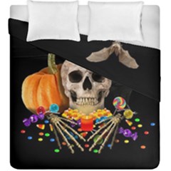 Halloween Candy Keeper Duvet Cover Double Side (king Size) by Valentinaart