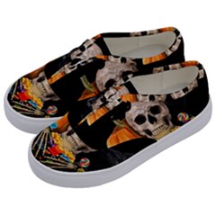 Halloween Candy Keeper Kids  Classic Low Top Sneakers by Valentinaart