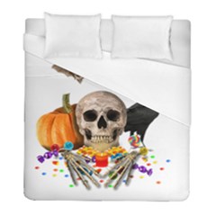 Halloween Candy Keeper Duvet Cover (full/ Double Size) by Valentinaart