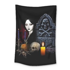 Vampires Night  Small Tapestry by Valentinaart