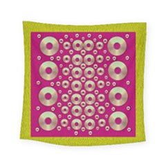 Going Gold Or Metal On Fern Pop Art Square Tapestry (small) by pepitasart