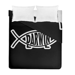 Darwin Fish Duvet Cover Double Side (full/ Double Size)