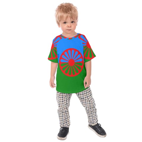 Gypsy Flag Kids Raglan Tee by Valentinaart