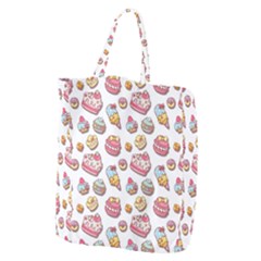 Sweet pattern Giant Grocery Zipper Tote