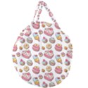 Sweet pattern Giant Round Zipper Tote View2