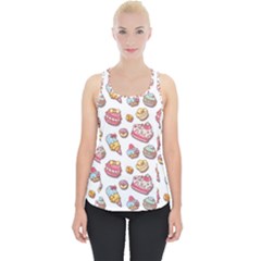 Sweet pattern Piece Up Tank Top