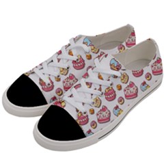 Sweet pattern Women s Low Top Canvas Sneakers