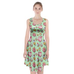 Sweet Pattern Racerback Midi Dress by Valentinaart