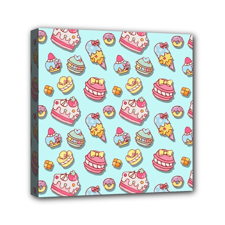 Sweet pattern Mini Canvas 6  x 6 