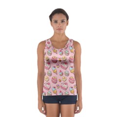 Sweet Pattern Sport Tank Top  by Valentinaart