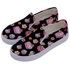 Sweet Pattern Kids  Canvas Slip Ons by Valentinaart