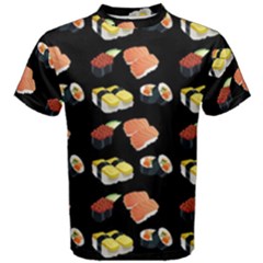 Sushi Pattern Men s Cotton Tee by Valentinaart